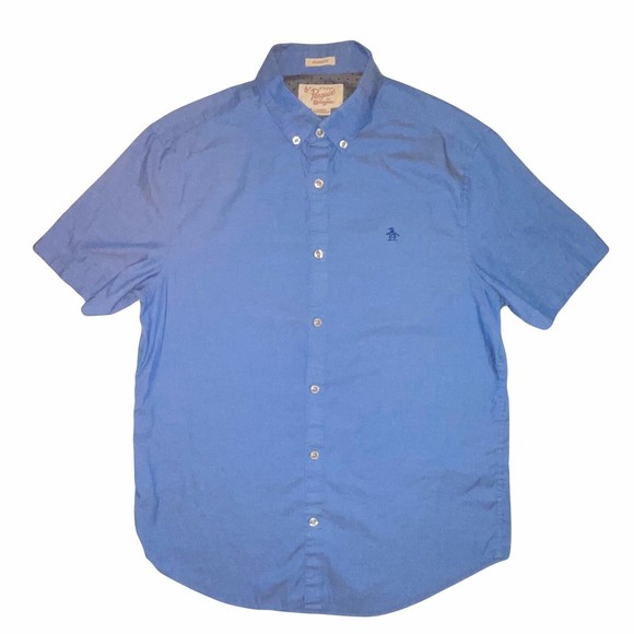 Penguin by Munsignwear Button Up Men’s Shirt Size M; Short Sleeve - Picture 1 of 7